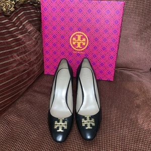 Tory Burch black Wedges size 11